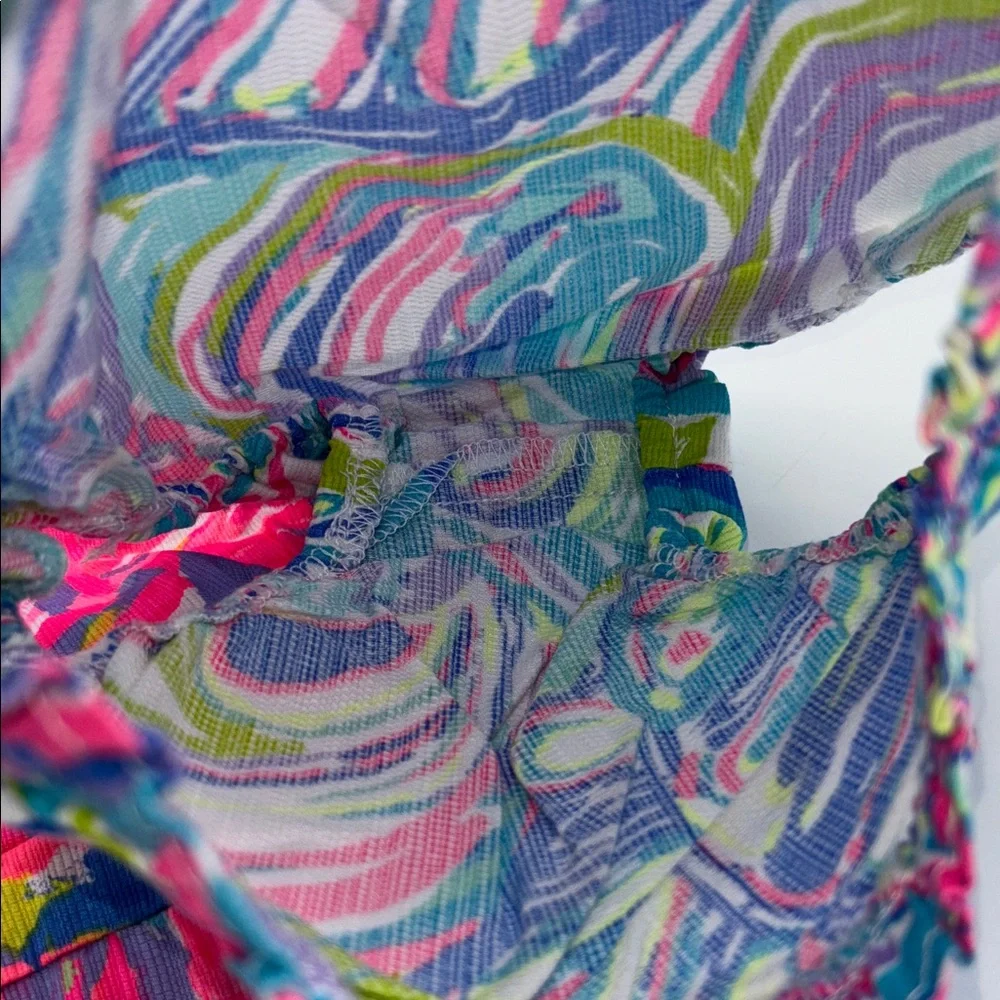 NWOT 2PC Lilly Pulitzer Vibrant Neon Infant 12-18M Diaper Covers